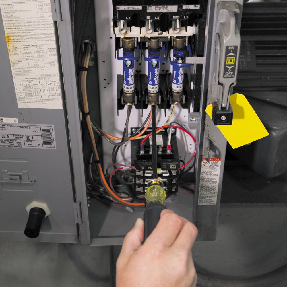 Klein Tools 32751 Adjustable Screwdriver, #2 Phillips, 1/4-Inch Slotted