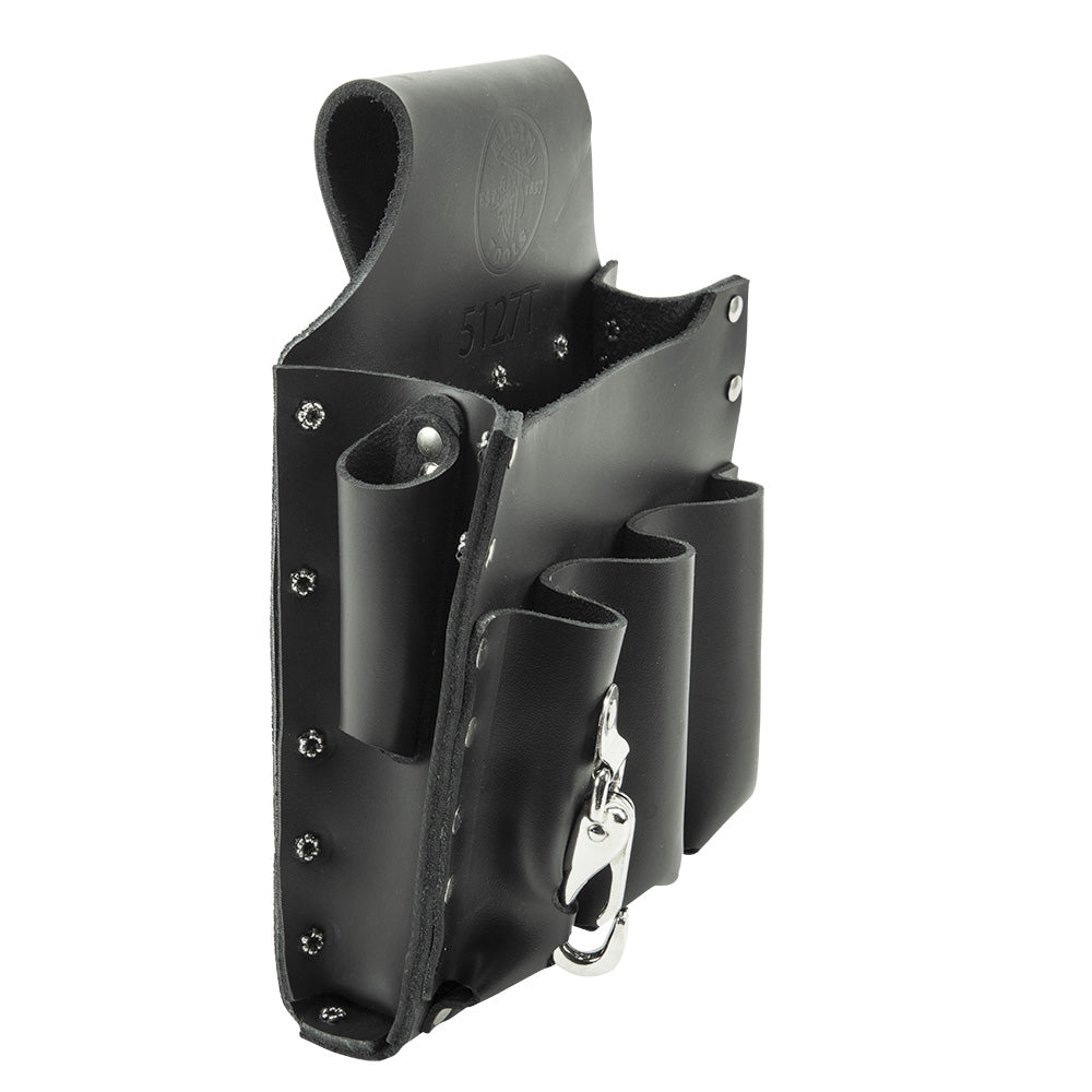 Klein Tools 5127T Tool Pouch, 6 Pocket, Tunnel Loop