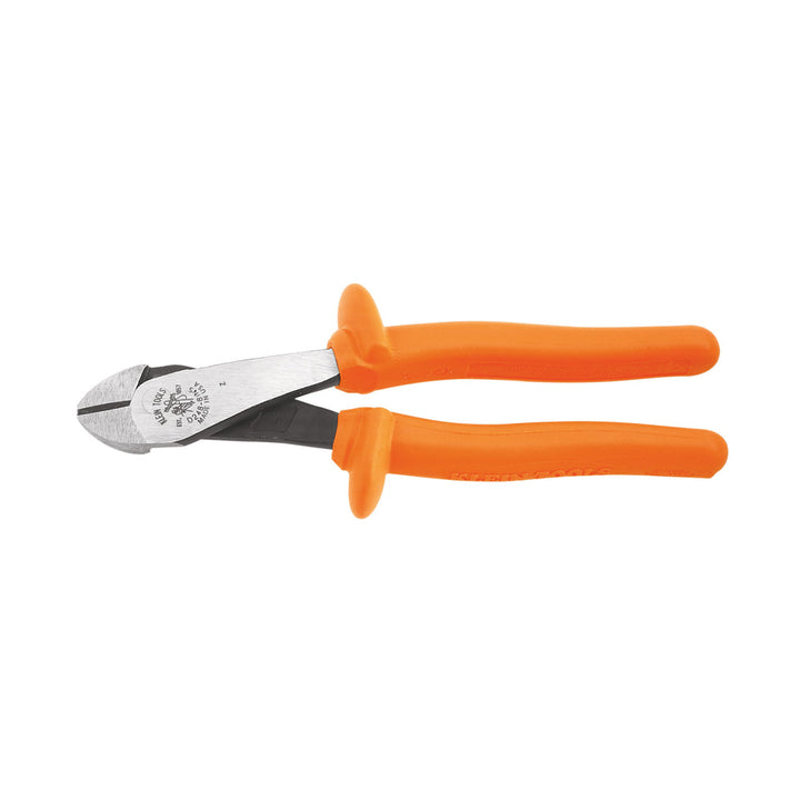 Klein Tools D248-8-INS Diagonal-Cutting Pliers, Insulated, Angled, 8"