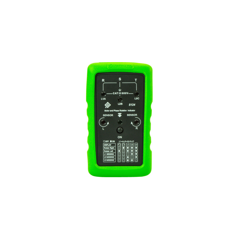 Greenlee 5124 Phase Sequence Motor Rotation Meter