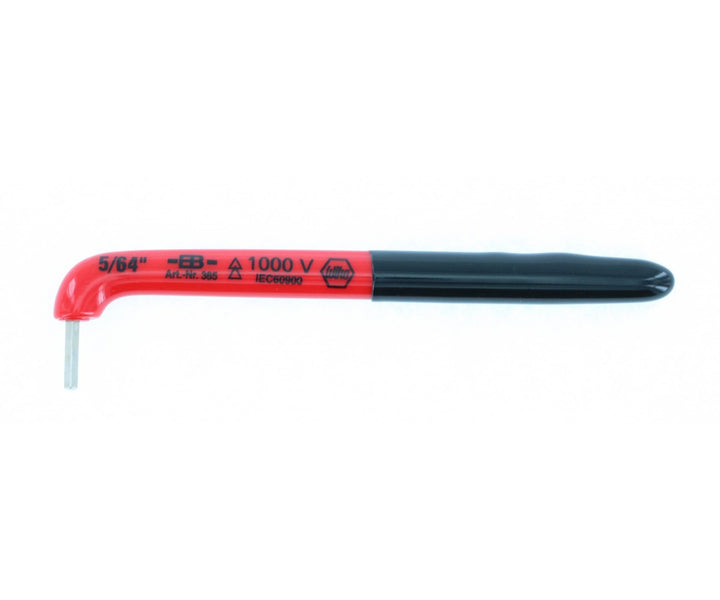 Wiha Tools 13671 Insulated Inch Hex L - Key, 5/64 Inch x 3.3 Inch