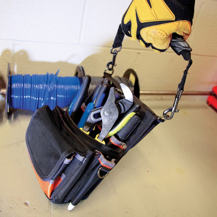 Klein Tools 5242 Tradesman Pro Tool Pouch, 9-Pocket