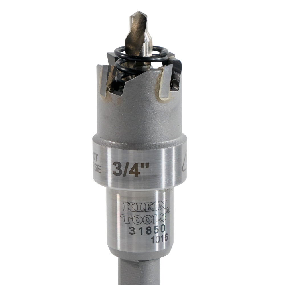 Klein Tools 31850 3/4-Inch Carbide Hole Cutter, to 3/16-Inch Sheets