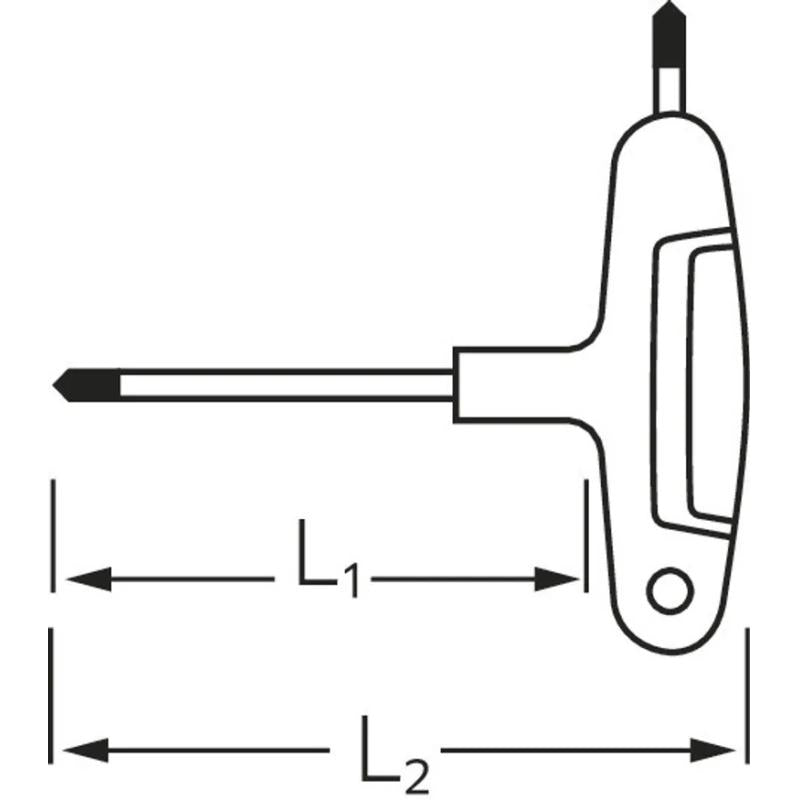 Stahlwille 43293040 TORX® T-Screwdriver For Screws With TORX® Internal Profile, T40
