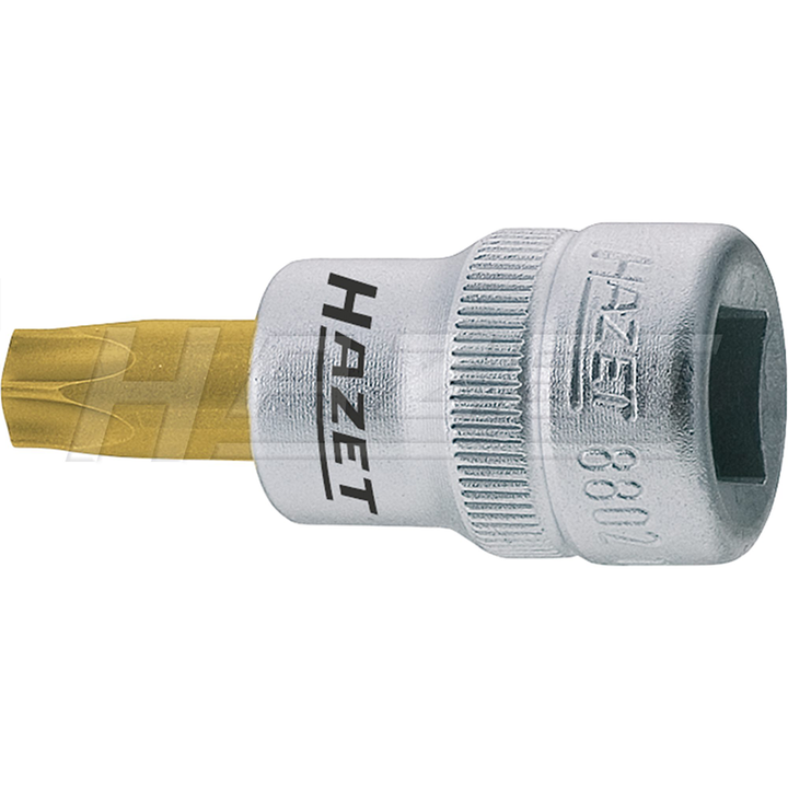 Hazet 8802-T45 TORX® T45 TiN Screwdriver Socket, 3/8"