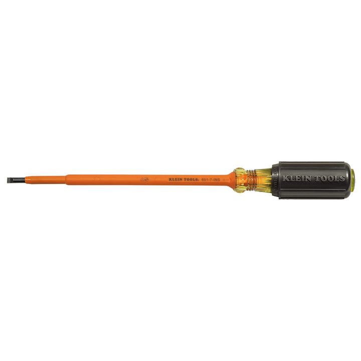 Klein Tools 601-7-INS Insulated Screwdriver, 3/16-Inch Cabinet, 7-Inch