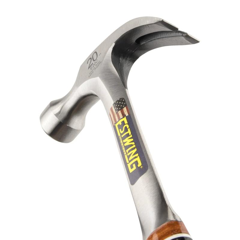 Estwing E20C 20 Oz Curve Claw Hammer With Leather Grip