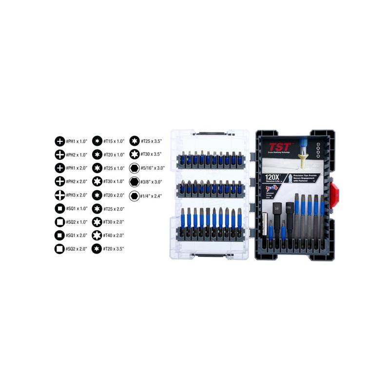 Wiha Tools 70297 40 Piece TerminatorBlue Impact Bit Set