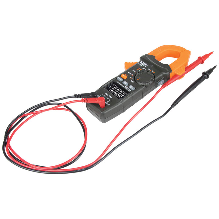 Klein Tools CL390 Digital Clamp Meter, Auto Ranging 400 AMP Measures Electronic AC/DC Voltage AC/DC Current Resistance  and TRMS
