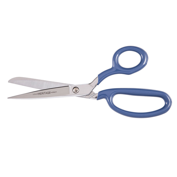 Klein Tools 208LR-BLU-P Bent Trimmer w/Large Ring, Blue Coating, 9-Inch