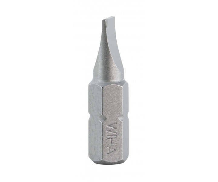 Wiha Tools 71004 5.5mm x 25mm Slotted Insert Bit, 10 Pack