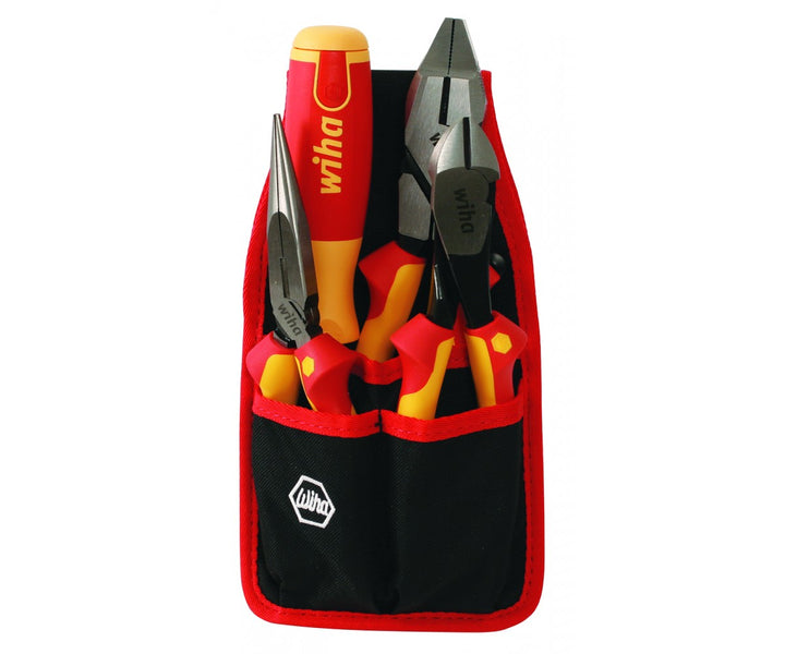 Wiha Tools 32990 Insulated Pliers Cutters and Pop-Up Set, 17 Pc.