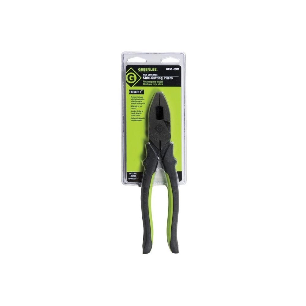 Greenlee 0151-09M  Pliers, Side Cutting 9" Molded
