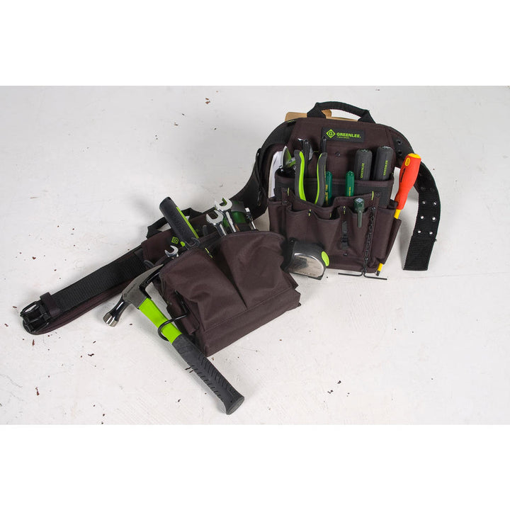 Greenlee 0158-16 Pouch/Belt Combo, 3 Piece