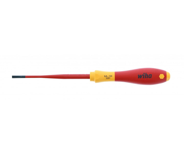 Wiha Tools 32046 Insulated 3.5 Slim Slotted Screwdriver