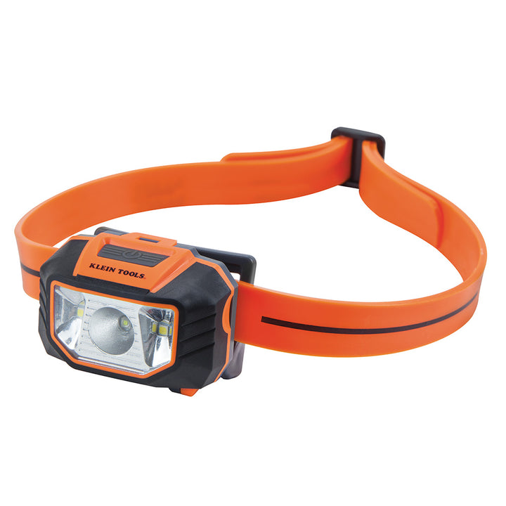 Klein Tools 56220 Headlamp, LED Flood Light and Spotlight for Hard Hat with 45-Degree Tilt