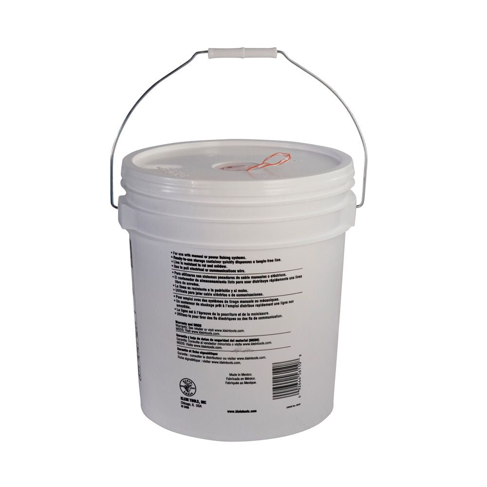 Klein Tools 56110 Poly Pull Line with Orange Tracer 6500'