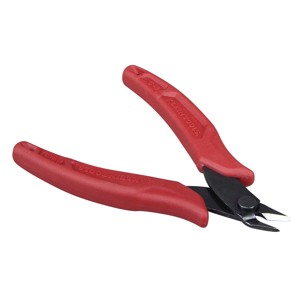 Klein Tools D275-5 Lightweight Flush Cutter, Up to 16 AWG, Grips Designed for Tool Control and Heat Treated For Durability