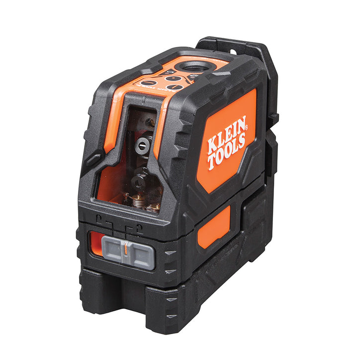 Klein Tools 93LCLS Cross Line Laser Level with Plumb Spot, Self-Leveling, Includes Magnetic Mounting Clamp