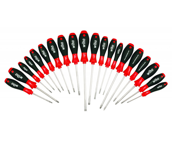 Wiha Tools 30299 20 Piece SoftFinish Screwdriver Set