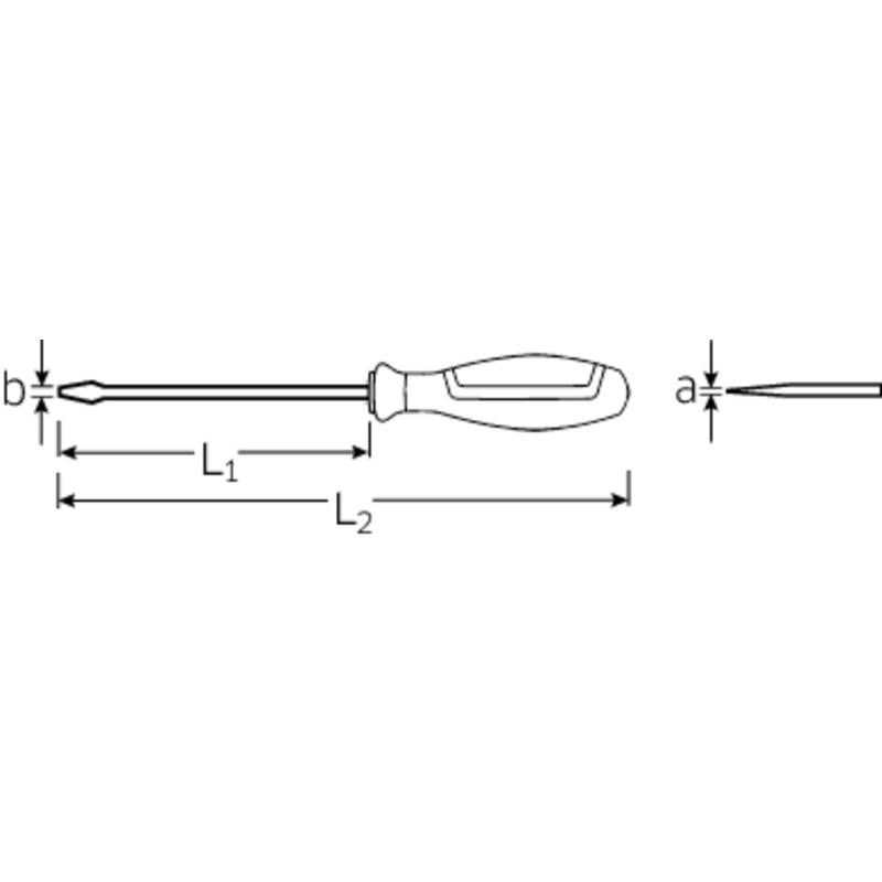 Stahlwille 73213102 10518 5.5 mm Slotted Carburetor Screwdriver