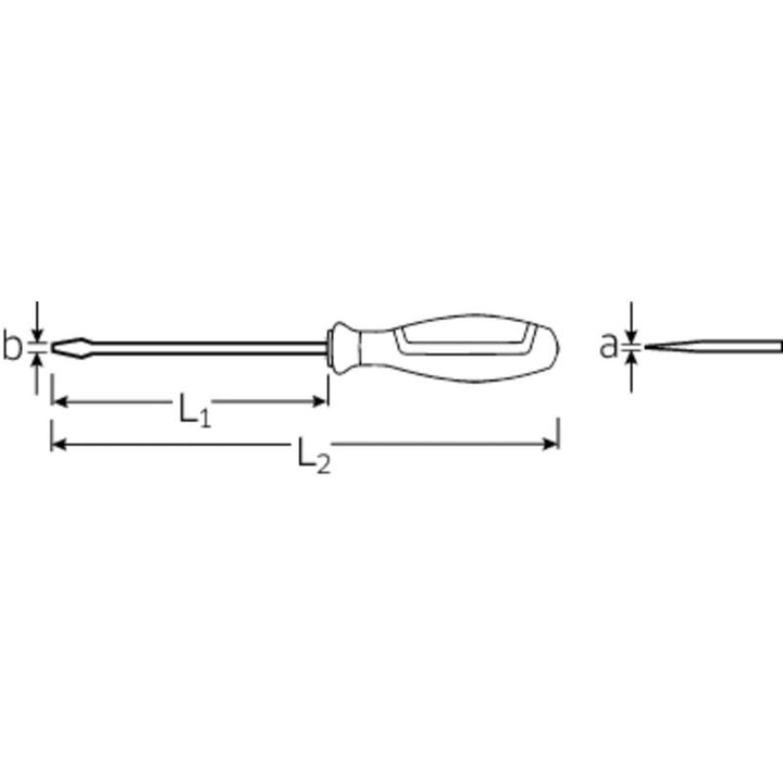 Stahlwille 73213102 10518 5.5 mm Slotted Carburetor Screwdriver