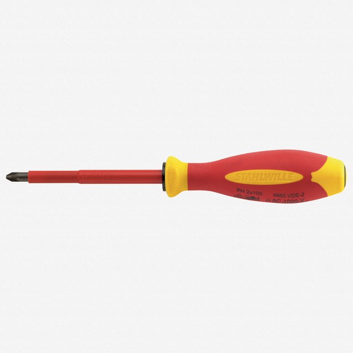 Stahlwille 46653000 4665 VDE DRALL+ #0 Phillips Screwdriver