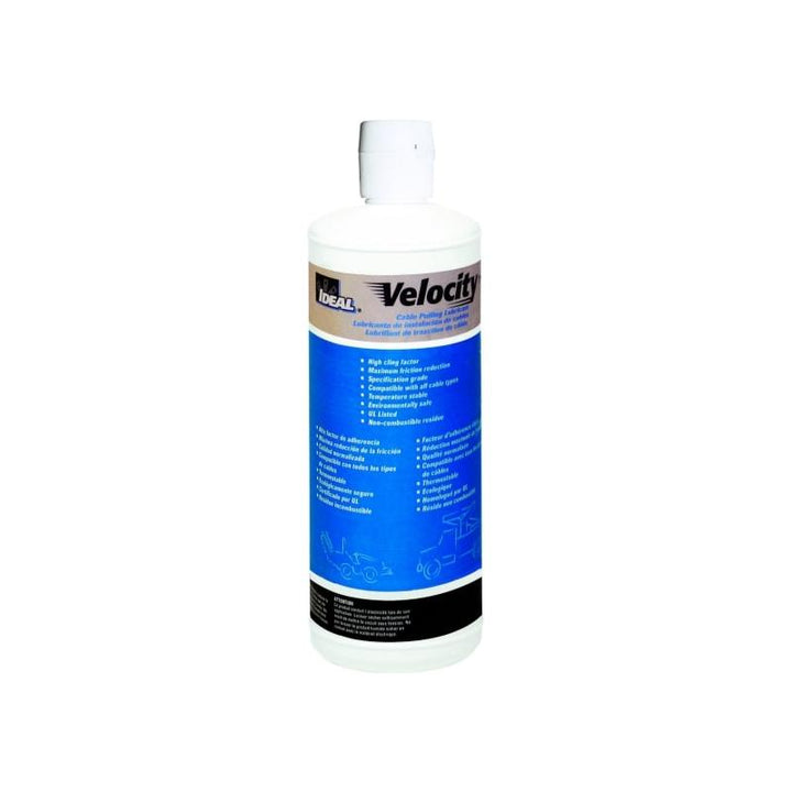 Ideal 31-276 Velocity Wire Pulling Lube, 1-qt. Squeeze Bottle