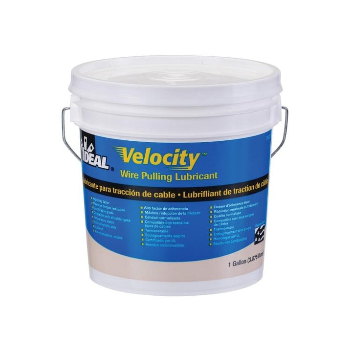 Ideal 31-277 Velocity Wire Pulling Lubricant, 1 Gallon Bucket