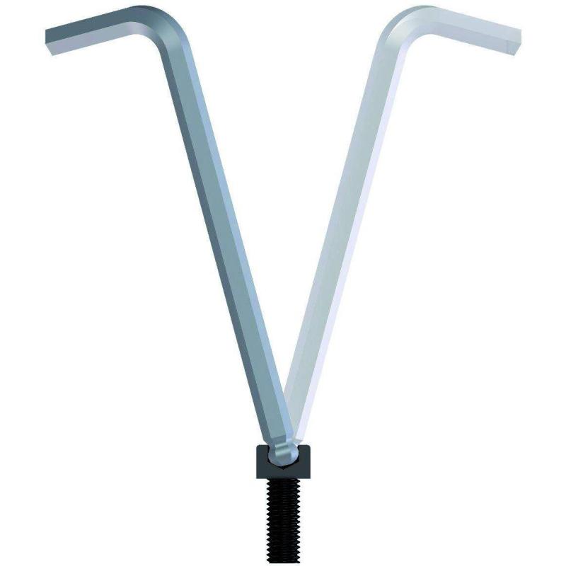 Gedore 6370920 Hexagon Allen key, extra long 12 mm