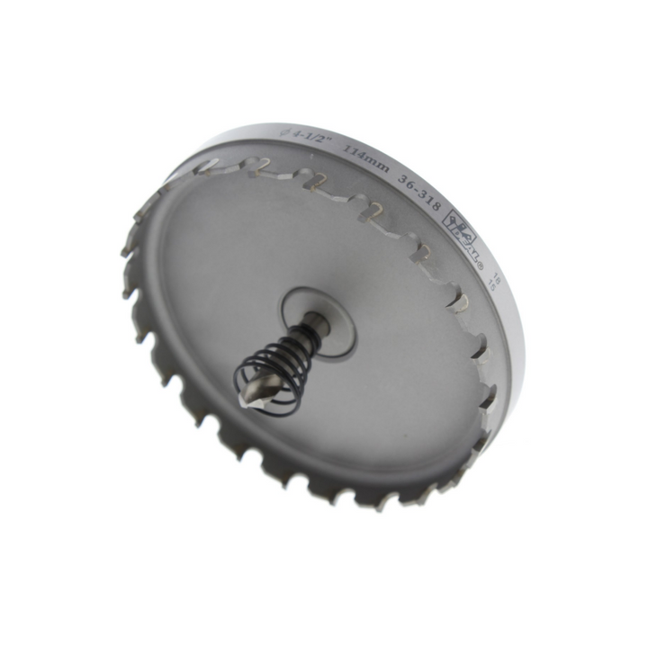 Ideal 36-318 TKO Carbide-Tipped Hole Cutter, 4-1/2 Inch