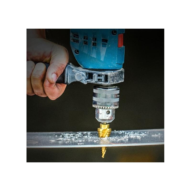 Ideal 36-700 Spiral Step Bit 4 Piece Kit