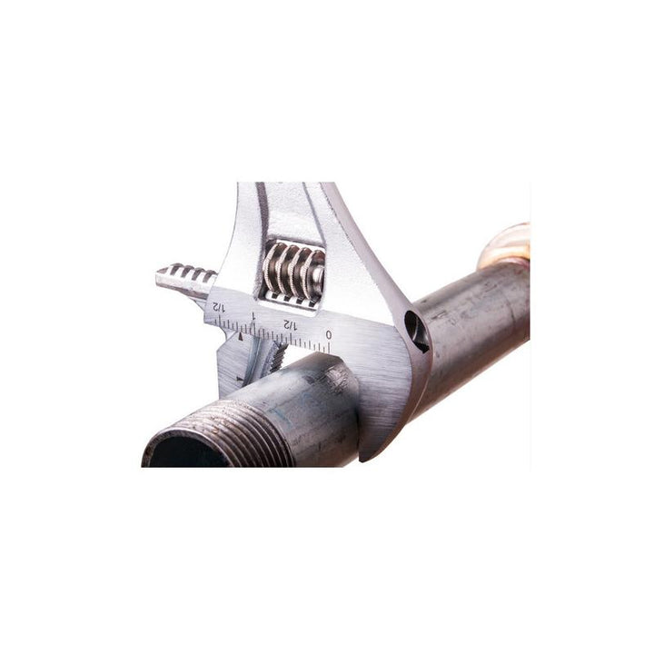 Irega 92WR8 8 Inch Adjustable Wrench Reversible Jaw Xtra Capacity