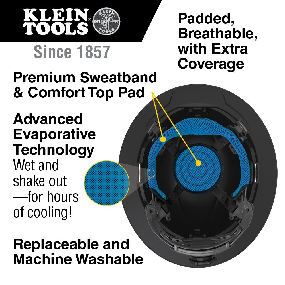 Klein Tools KHHSPN2 Hard Hat Suspension Replacement , Premium KARBN™