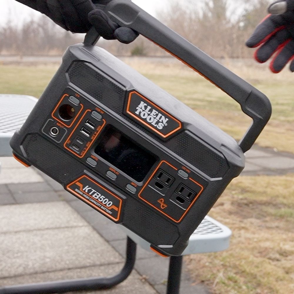 Klein Tools KTB500 Portable Power Station, 500W