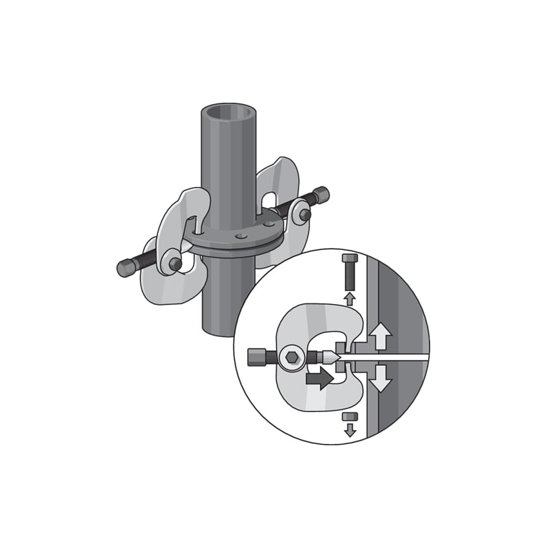 Gedore 1596403 Flange Separators 80-250 mm