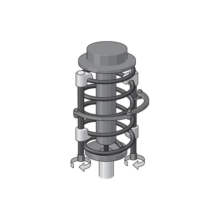 Gedore 8031380 1.78/S2 Safety Coil Spring Compressor 240 mm