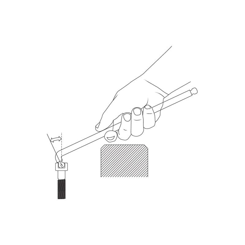 Gedore 2797178 Hexagon Allen key XL, double ball end 10 mm