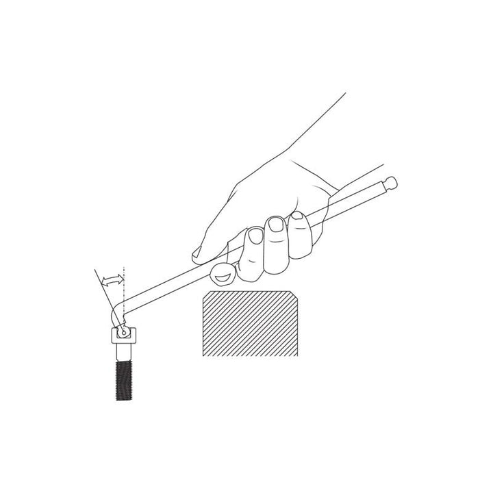 Gedore 2797178 Hexagon Allen key XL, double ball end 10 mm