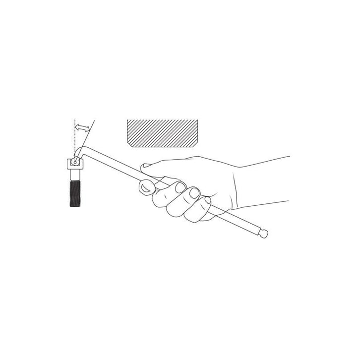 Gedore 2797119 Hexagon Allen Key XL, Double Ball End 4 mm