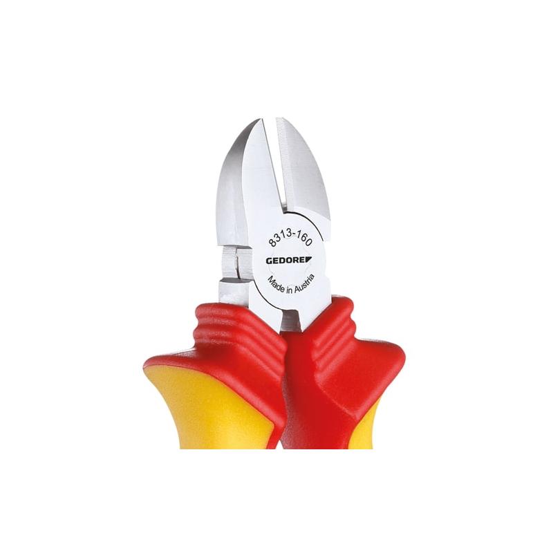 Gedore 1552155 VDE Side cutter with VDE insulating sleeves 140 mm
