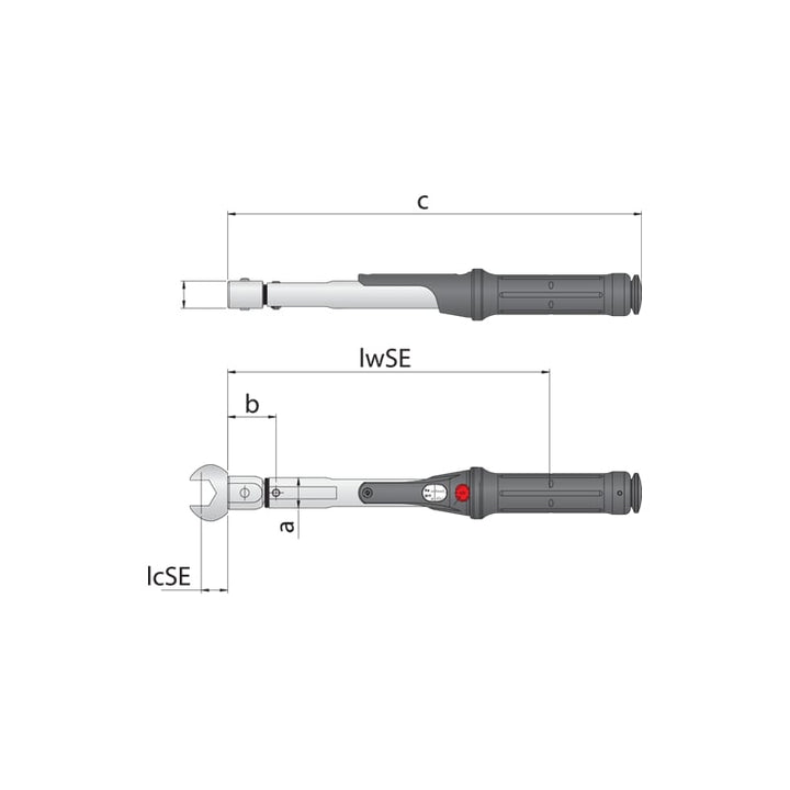 Gedore 1646192 Torque Wrench TORCOFIX SE 9 x 12, 5-25 Nm