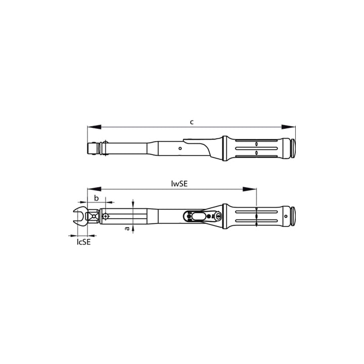 Gedore 1646206 Torque wrench TORCOFIX SE 9x12, 10-50 Nm