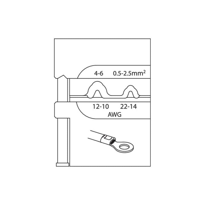 Gedore 1830899 Crimping Pliers Set ELECTRONIC