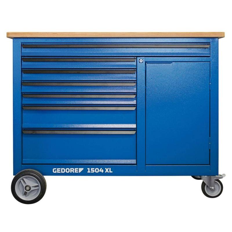 Gedore 1988468 Mobile workbench, 1.25 m wide
