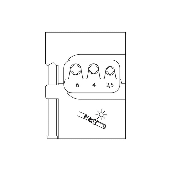 Gedore 2078082 Module insert for Solarlok
