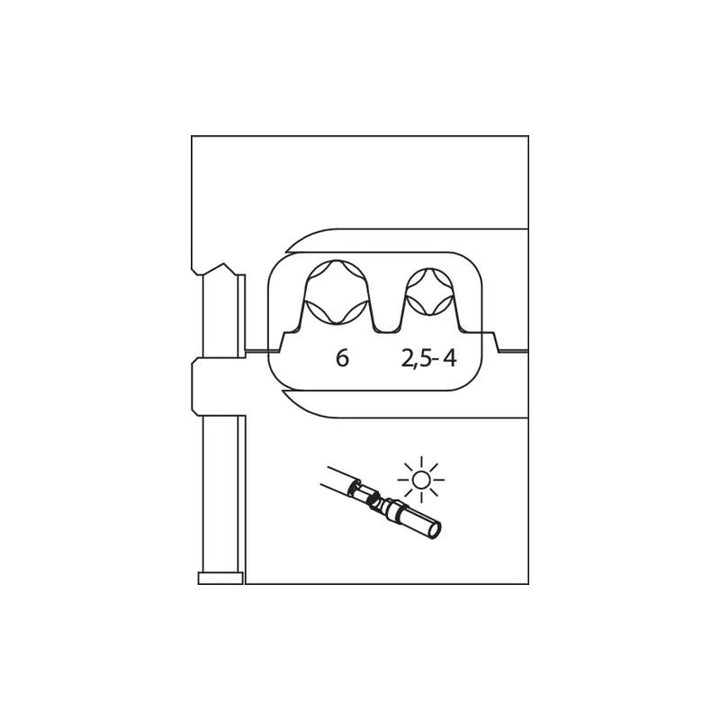 Gedore 2078090 Module insert for Multi Contact MC3