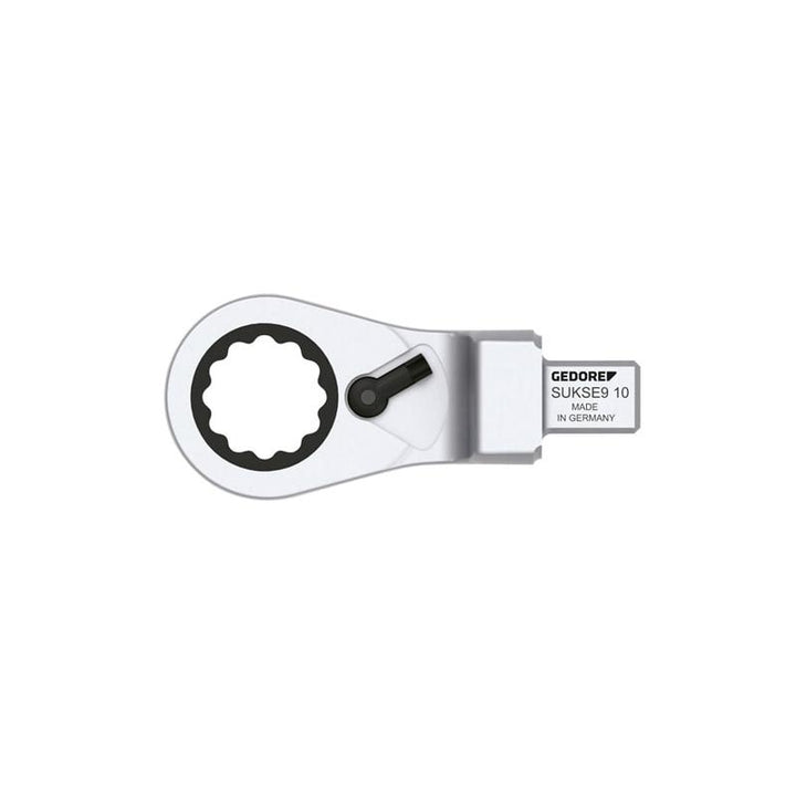 Gedore 2827743 Rectangular Ring Ratchet Spanner, Reversible SE 9x12, 13 mm