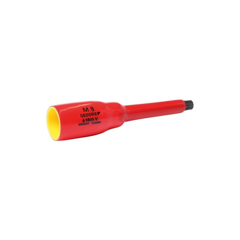 Gedore 2946564 VDE Screwdriver Bit Socket 3/8 Inch XZN M8