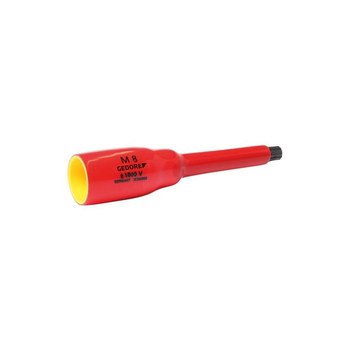 Gedore 2946564 VDE Screwdriver Bit Socket 3/8 Inch XZN M8
